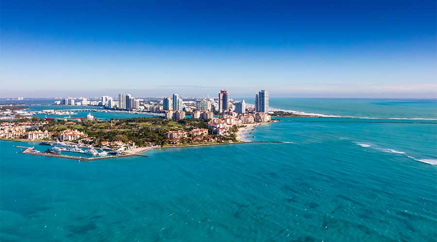 Miami Beach helicopter ride